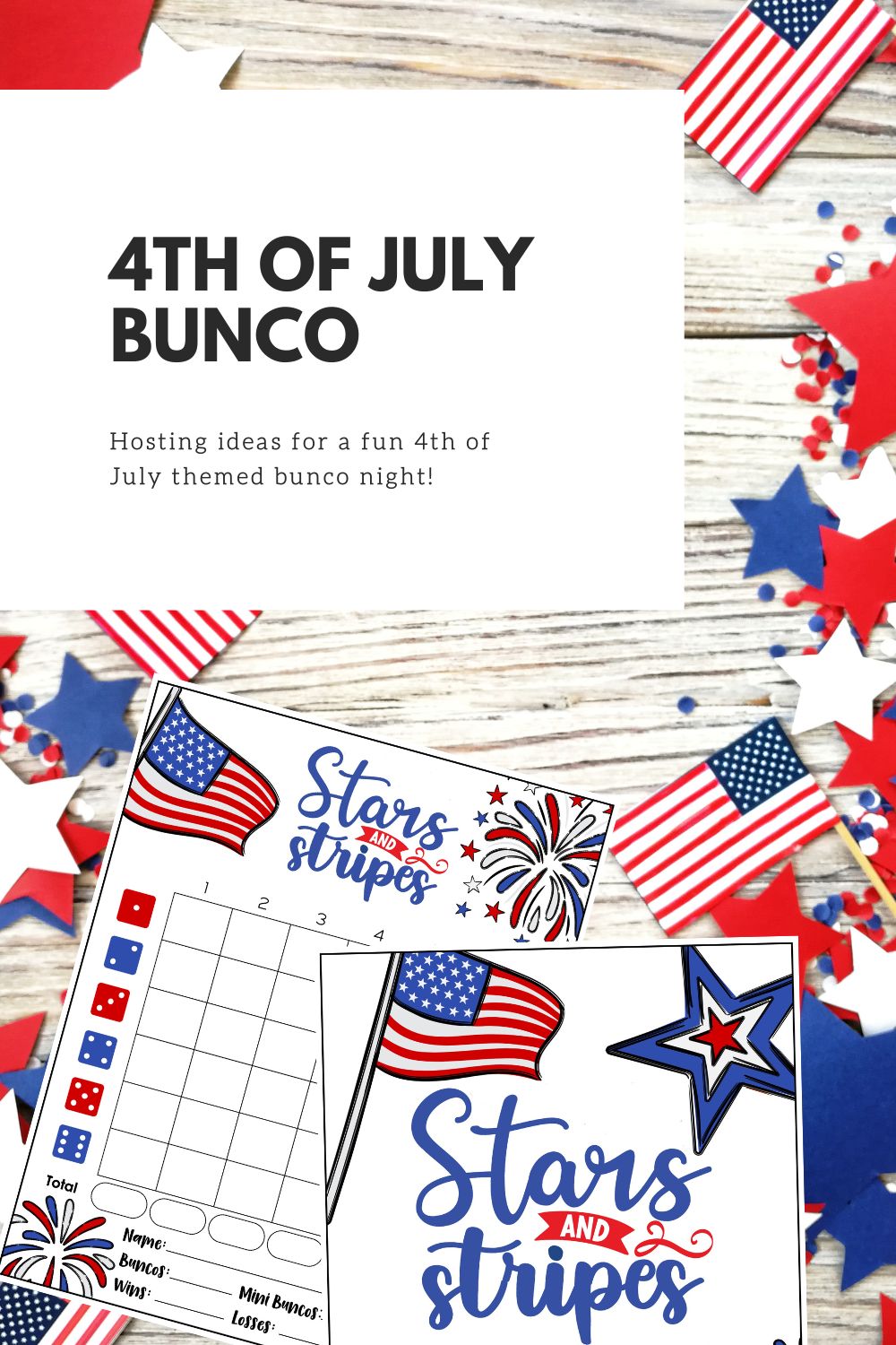 Hosting Ideas for a 4th of July Themed Bunco Party - Before The Party