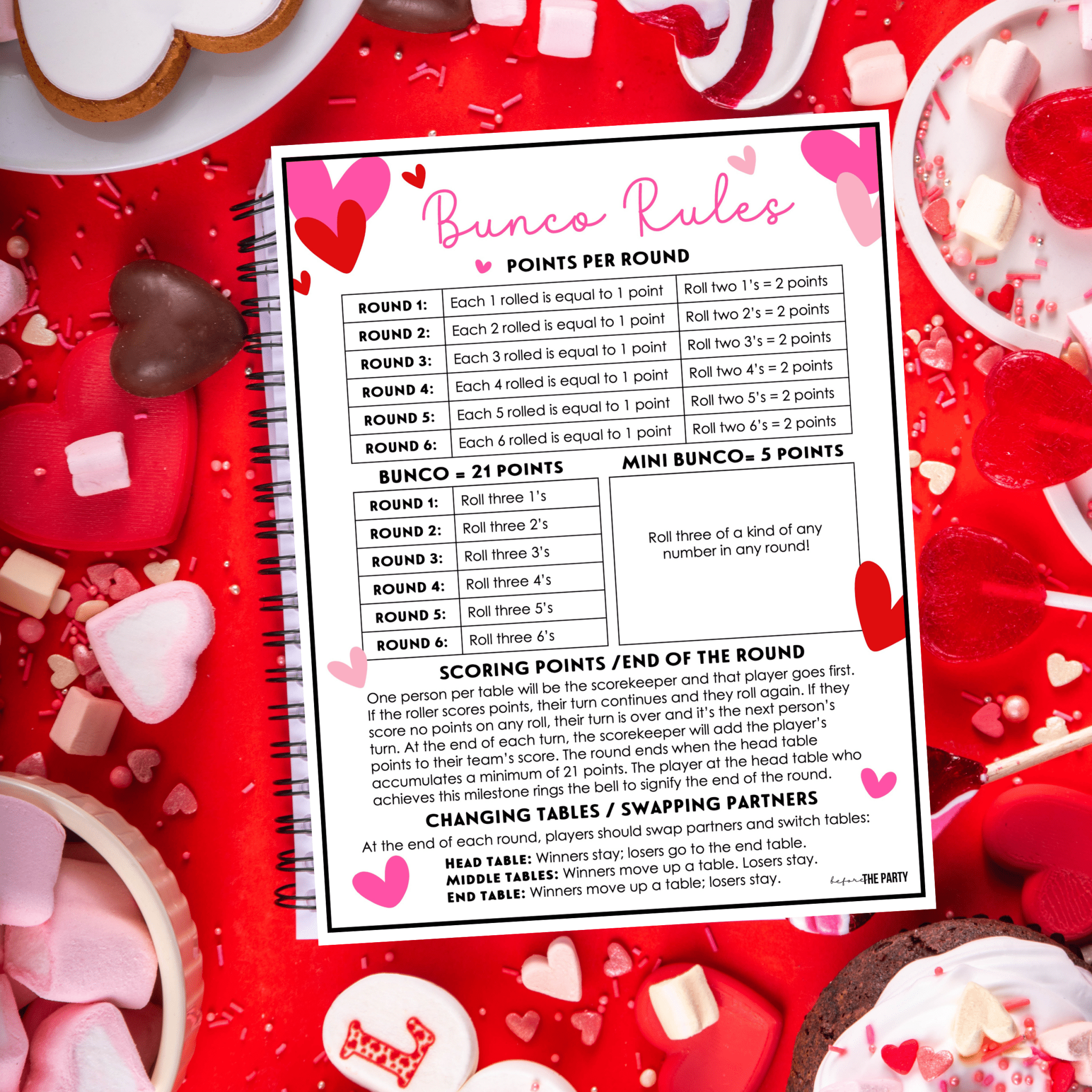 Hosting the Ultimate Valentine’s & Galentine’s Day Bunco Party - Before The Party