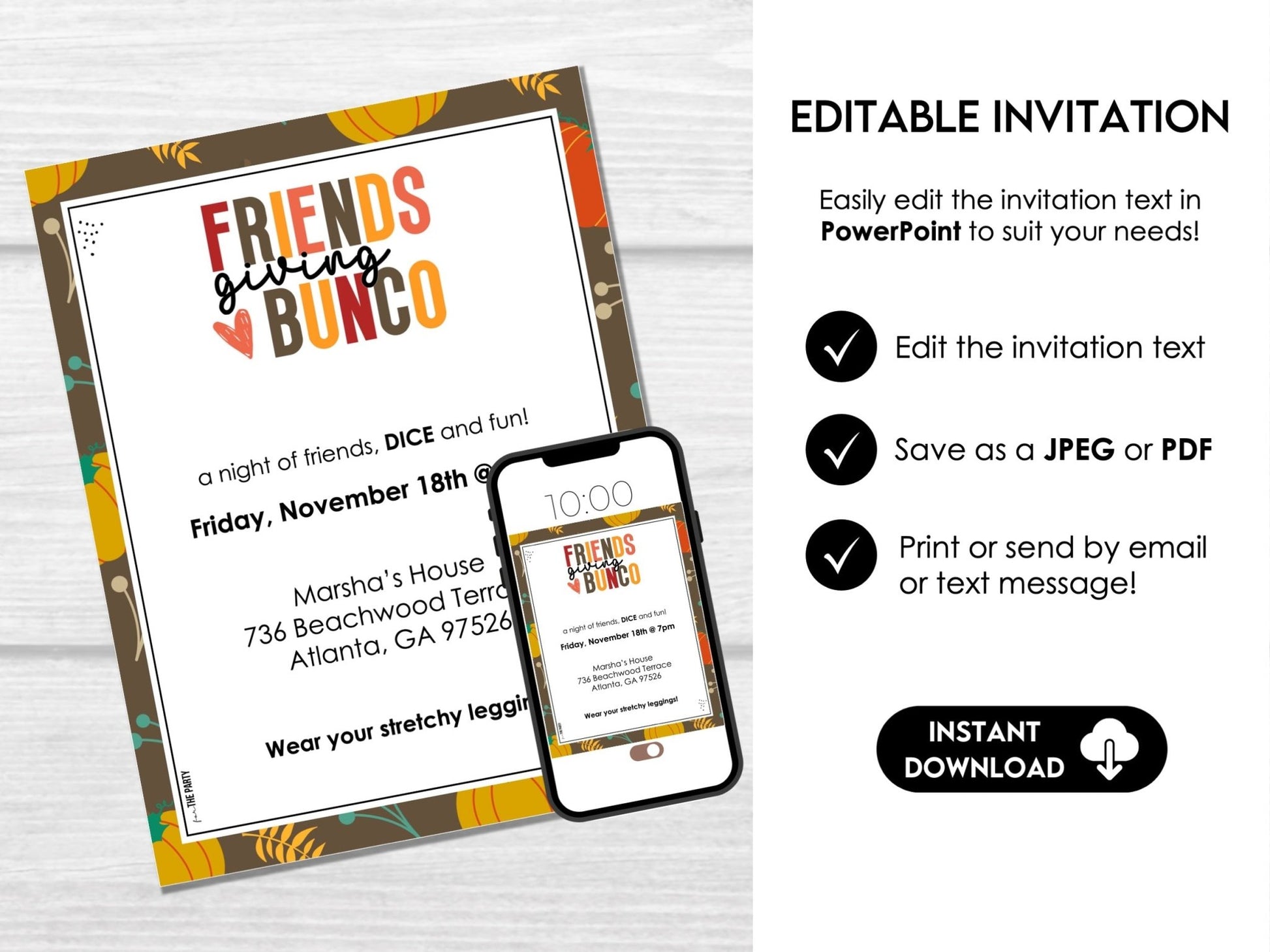 Friendsgiving Bunco Score Sheets, Thanksgiving Bunco Sheets, FALL Bunco