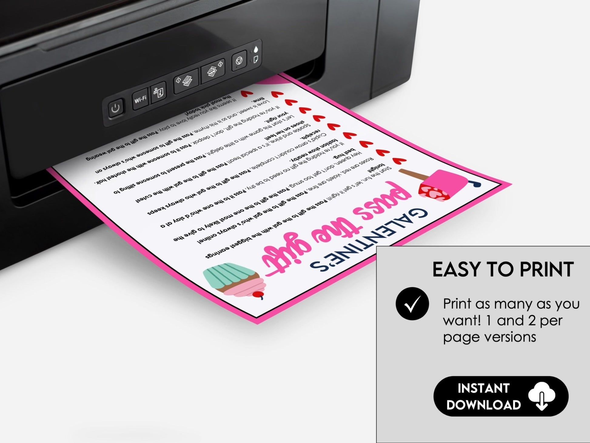 Galentine's Day Pass the Gift, Funny Valentine's Day Pass the Present Game
