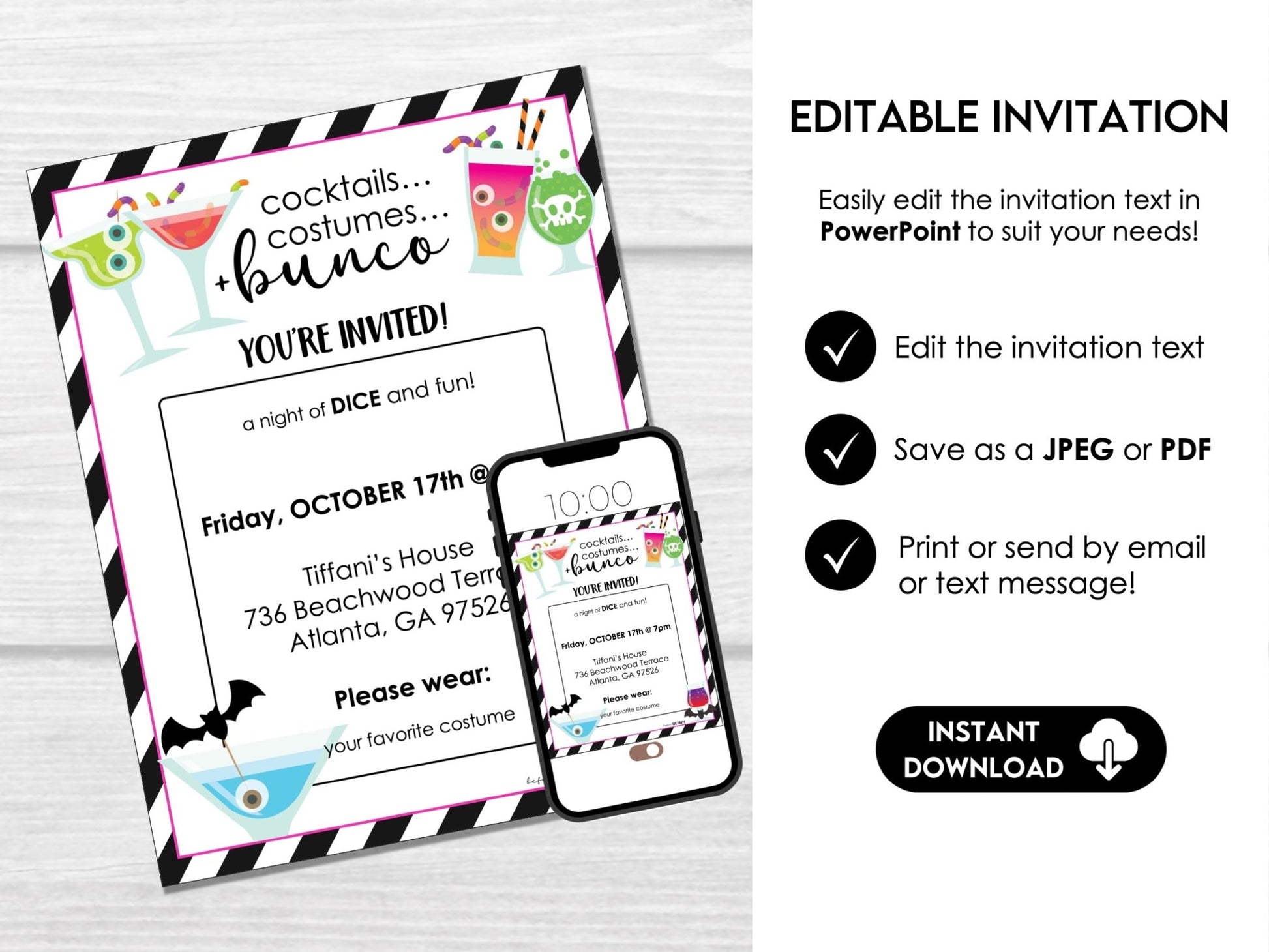 Halloween Bunco Score Cards, Costume Party Bunco, Score Sheets, October Bunco
