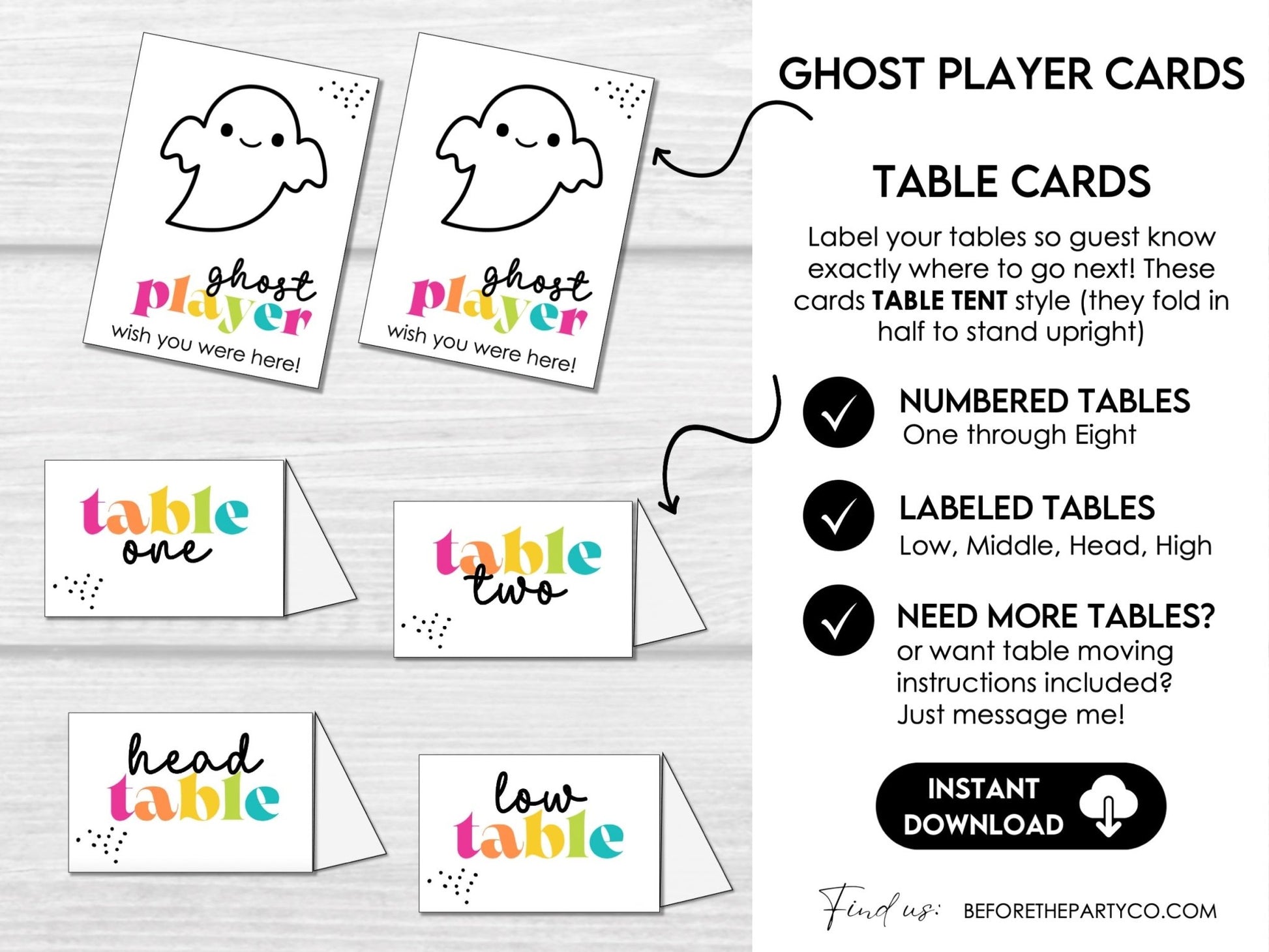 It's Bunco Time – Modern Printable Bunco Party Set
