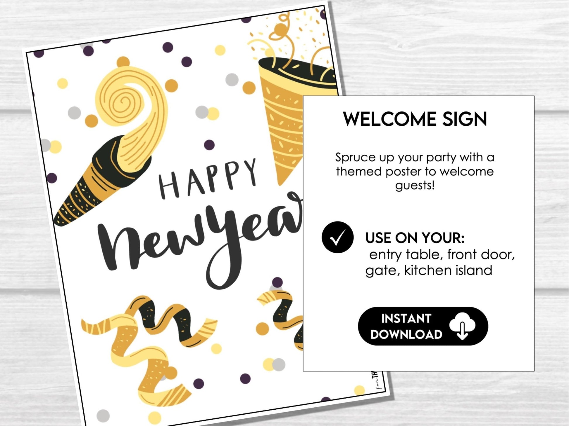 New Years Eve Bunco, Bunco Printables, Bunco Game, NYE Bunco, Bunco Score Sheets