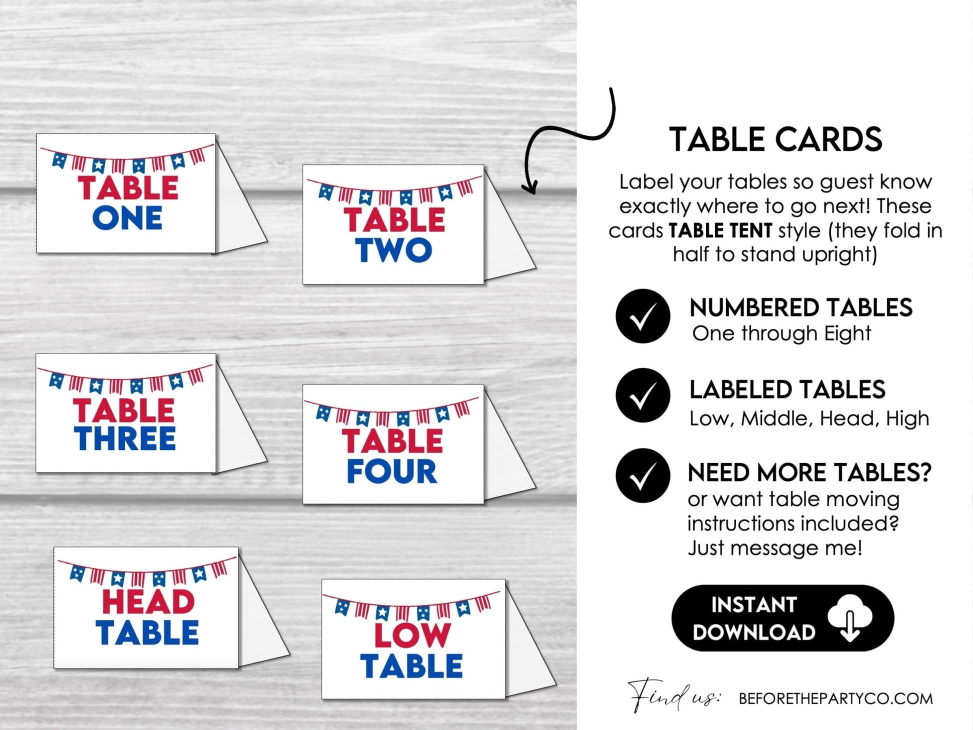 Patriotic USA Bunco Set - Labor Day Bunco, 4th of July Bunco