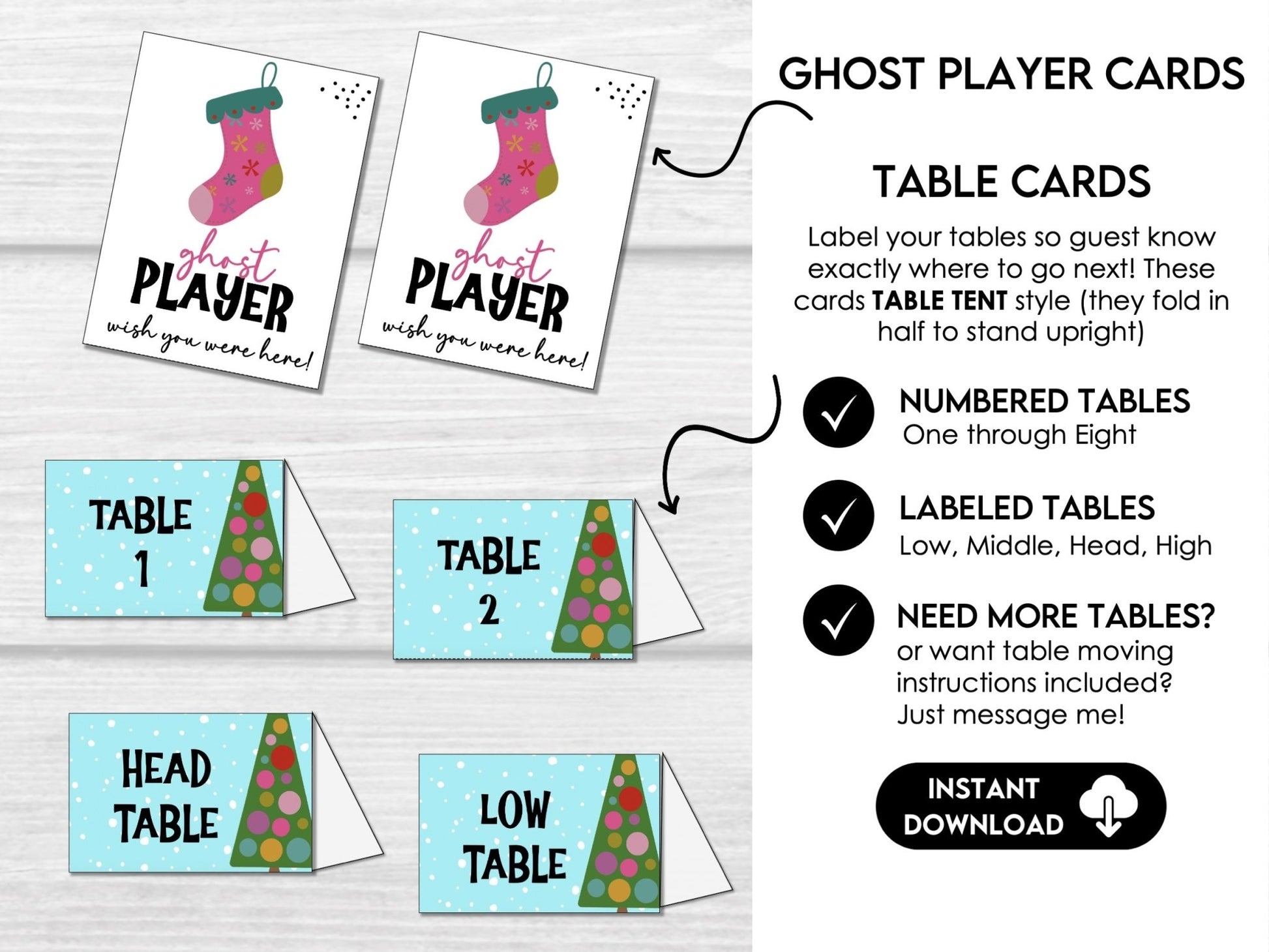 Winter Bunco Score Sheets, January Bunco Game, Snowman Bunco Invitation