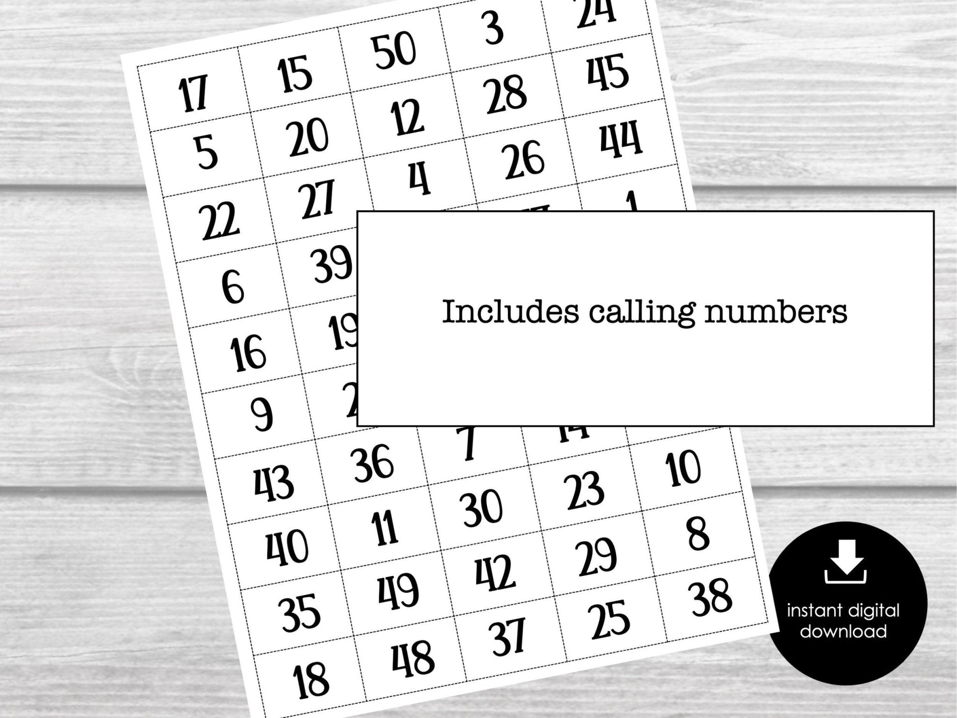 Christmas Bingo, 100 Bingo Cards, Holiday Party Game, Fun Printable Group Game