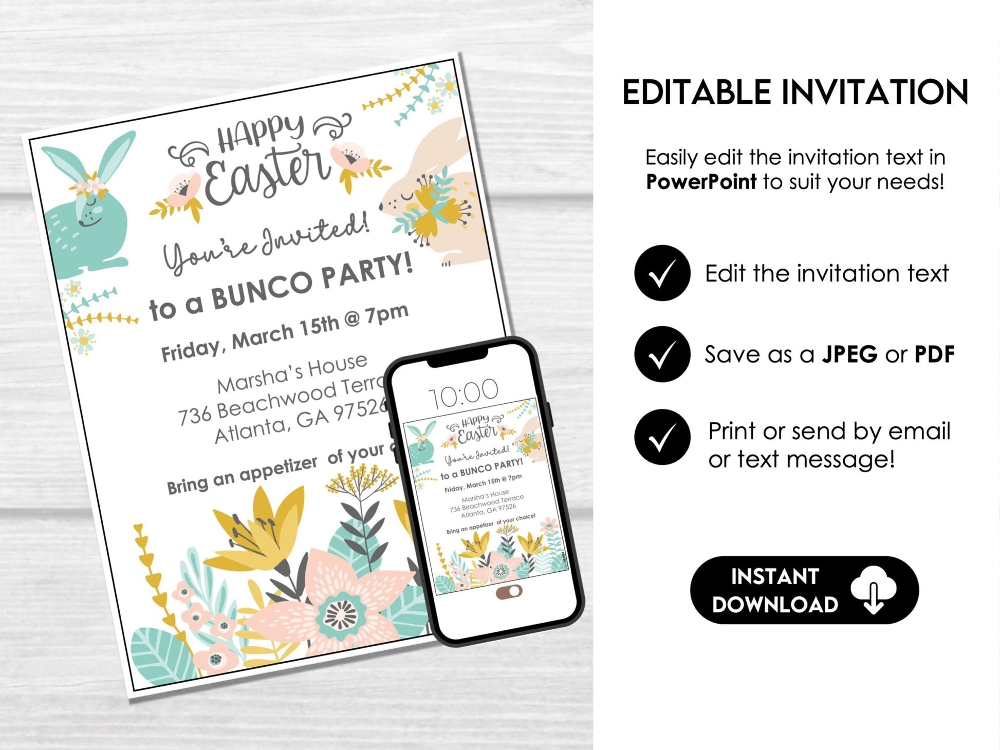 Easter Bunco Score Sheets, Bunny Bunco Scoring Sheets, Bunco Night Printables, Bunco Game Sheets