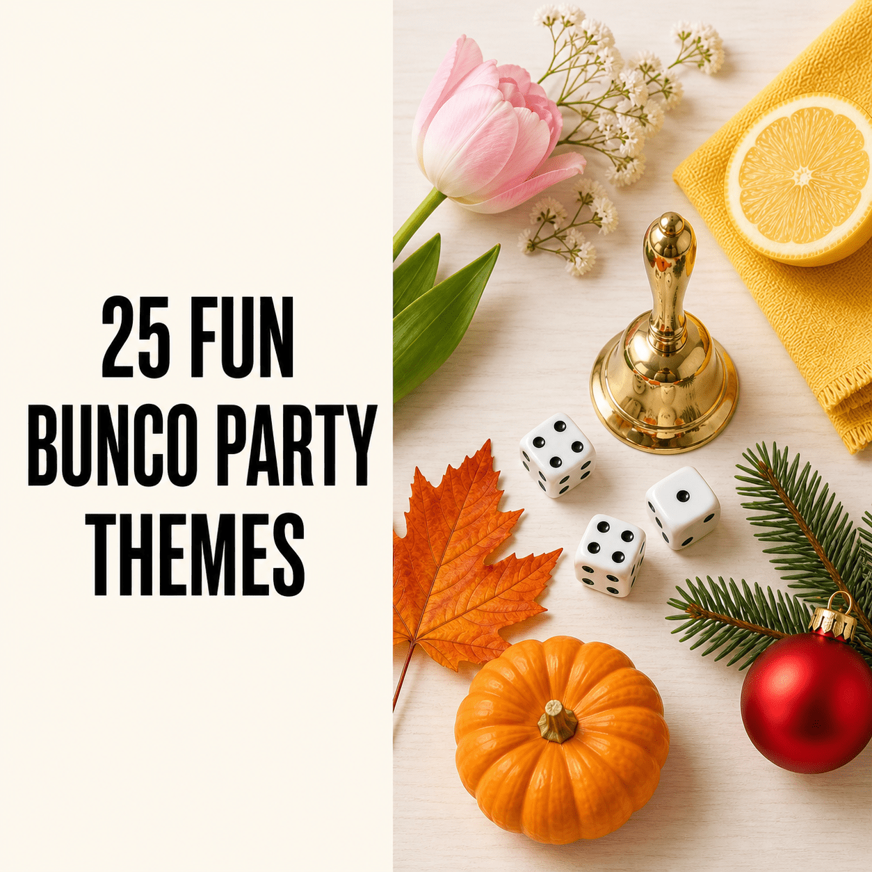 25 Fun Bunco Party Themes for Every Season - Before The Party