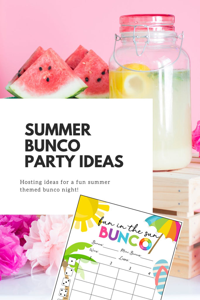 Done for you Summer Bunco hosting ideas!