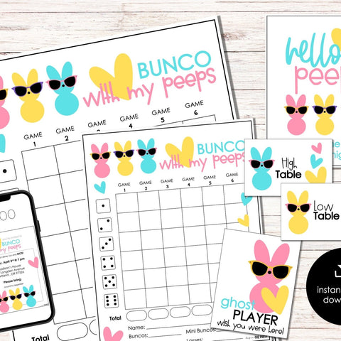 Easter Bunco Party Printables - Before The Party 