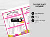 Birthday Name Game, Printable Birthday Game, What's Your Birthday Name Game, Kids and Adults, Printable Party Icebreaker, Includes Name Tags - Before The Party
