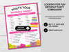 Birthday Name Game, Printable Birthday Game, What's Your Birthday Name Game, Kids and Adults, Printable Party Icebreaker, Includes Name Tags - Before The Party