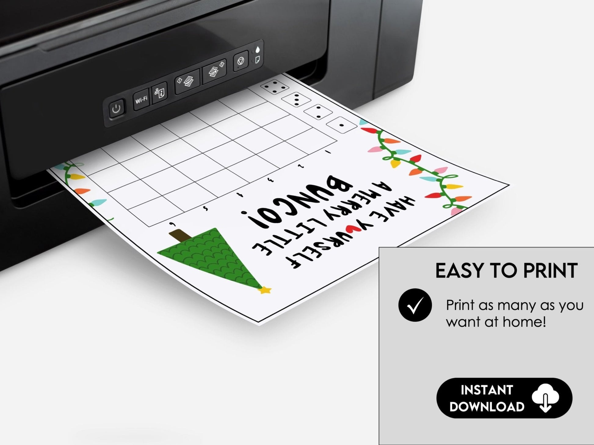 Christmas BUNCO Game, Printable Bunco Score Cards, Score Card Tally Sheets