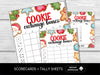 Christmas Cookie Bunco Score Sheet, Bunco Night Score cards, December Bunco Printables, Bunco Game, Tally Sheet for Bunco, Cookie Exchange - Before The Party