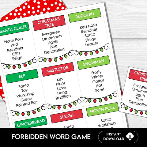 Taboo and Forbidden Word Games