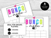 Cute Bunco Mode Scorecards for Bunco Night, includes Tally Sheets and Table Numbers - Before The Party