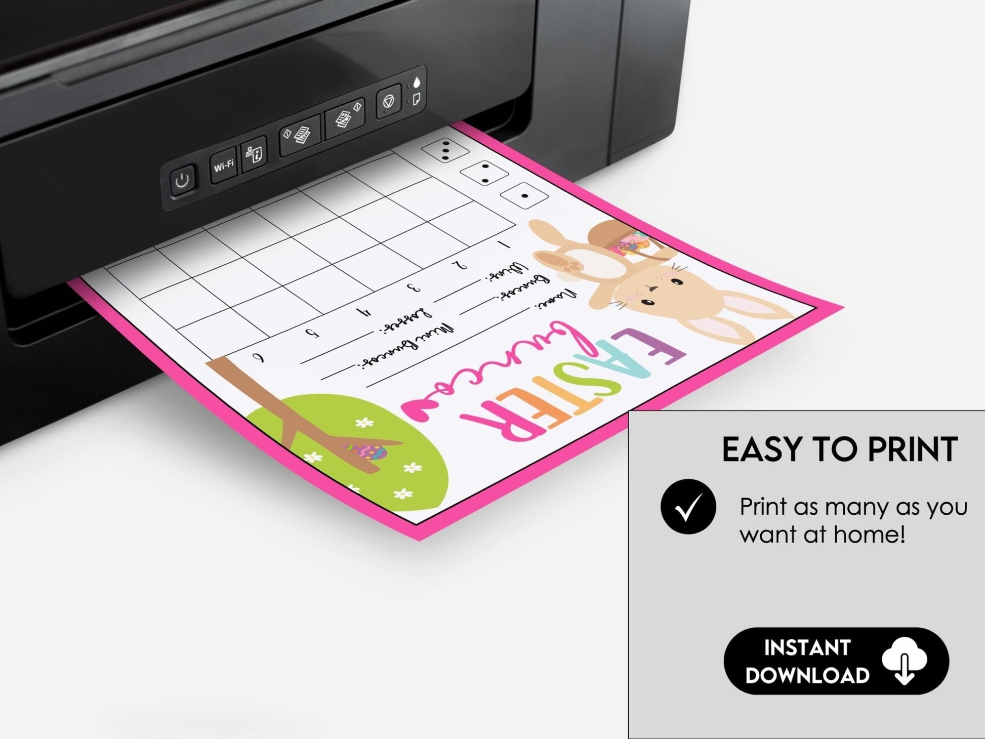 Easter Bunco Set - Pastel Bunny and Easter Egg theme