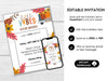 Fall VIBES Bunco Score Cards, Autumn Bunco Score Sheets, FALL Bunco Invitation, Pumpkin Theme - Before The Party