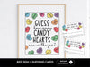 Guess How Many Candies Party Game, Valentine's Day Candy Game, Valentine's Candy Jar Party Guessing Game, Conversation Hearts Game - Before The Party