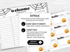 Halloween Bunco Score Card Set, Spooky Score Sheets, October, Bunco Invitation, - Before The Party