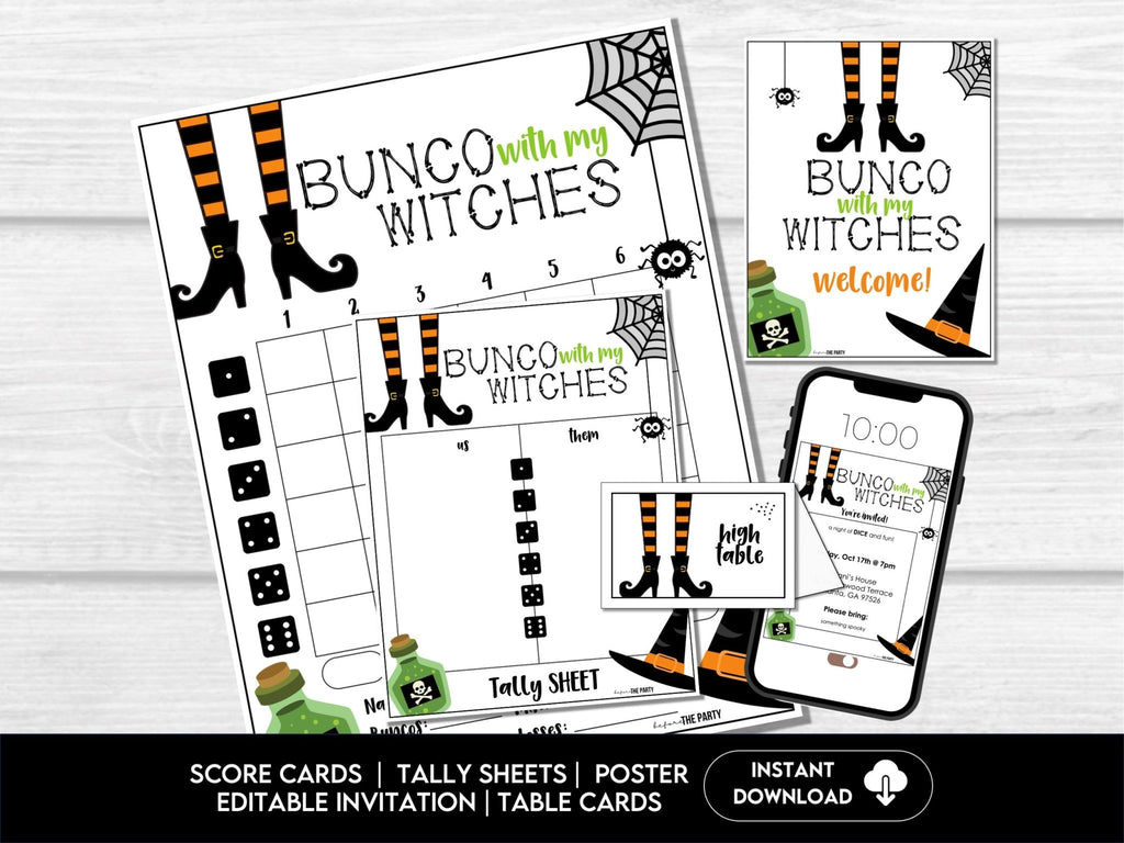 halloween-bunco-score-cards-bunco-with-my-witches-score-sheets-octob-before-the-party for Free Halloween Bunco Printables Halloween Bunco Score Cards, Bunco with my Witches Score Sheets, Octob – Before The Party for Free Halloween Bunco Printables