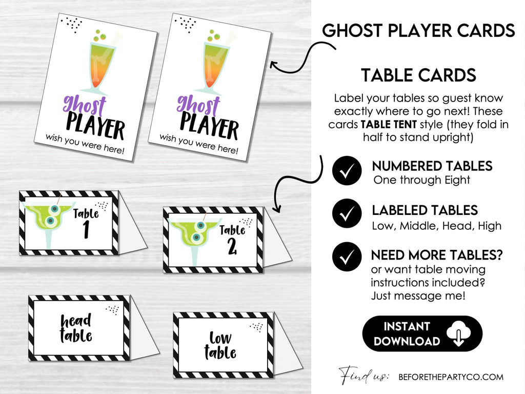 Halloween Bunco Score Cards, Costume Party Bunco, Score Sheets, October Bunco - Before The Party