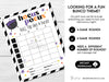 Halloween Bunco Score Cards, Hocus Pocus Score Sheets, October, Bunco Invitation, Halloween Theme - Before The Party