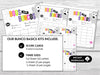 Halloween Bunco Score Sheets, Spooky Bunco Game, Halloween Party Bunco Scorecards | 4 games, 6 games - Before The Party