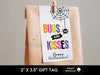 Halloween Favor Tags, Halloween Trick Or Treat Favor Tag, Halloween Treat Tag, Spooky Halloween Gift Tag, Bugs and Kisses Party Favor Tag - Before The Party