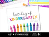 Last Day of Kindergarten Sign, End of the Year School Signs - Before The Party