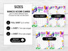 Mardi Gras Bunco Score Sheets, Bunco, Bunco Game Scorecards, 4 games, 6 games, Tally Sheets, Table Cards, Editable Invitation, Bunko - Before The Party