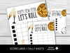 New Year Bunco Party Score Cards, Black & Gold, New Year's Eve Party Game, 4 and 6 game rounds, Holiday Bunco, January Bunco Game - Before The Party