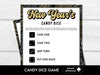 New Year's Eve Candy Dice - Party Game for Kids - Before The Party