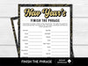 New Years Eve Finish the Phrase Game, Printable Games, Fun New Years Eve Party Games, NYE Games, Adult Party Games, Kids NYE Party Game - Before The Party