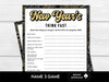 New Year's Eve Printable Party Game - Think Fast - Name Three - Before The Party