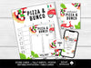 Pizza Party Bunco Score Sheets - Italian Theme Pizza Night Bunco - Before The Party