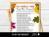 Thanksgiving Pass the Present, Thanksgiving Pass the Gift Game, Thanksgiving Party Game, Thanksgiving Activity, Thanksgiving Left Right Game - Before The Party