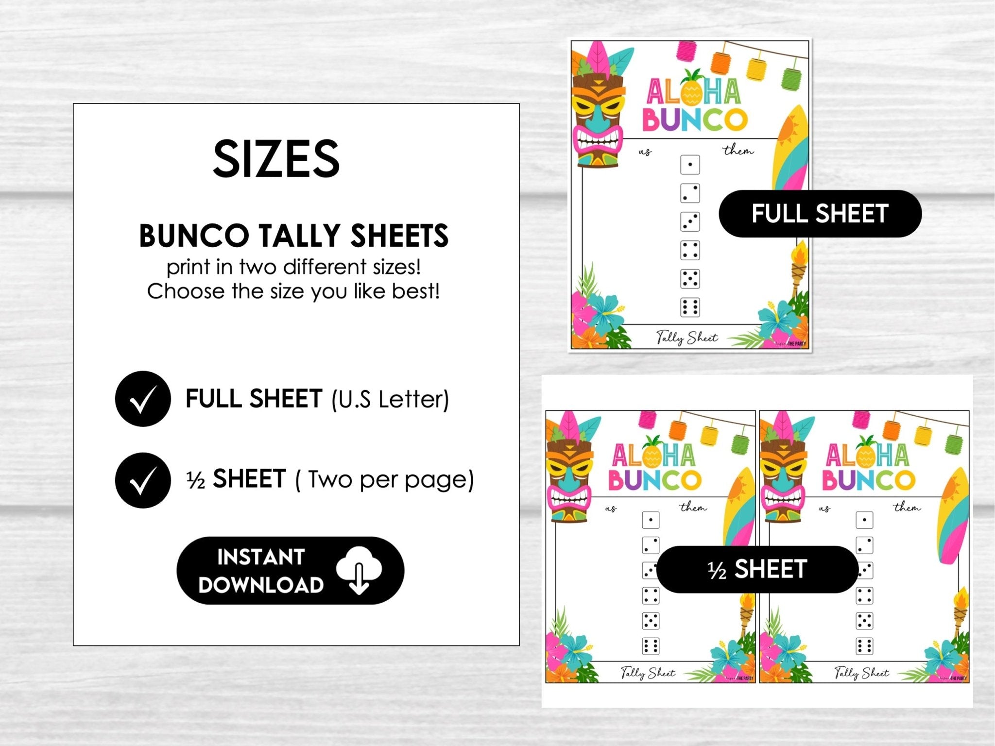 fun-summer-bunco-score-cards-instant-download-party-kit-before-the-party