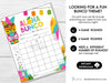 Tropical Summer Bunco Score Sheets, Luau Party Bunco Score Cards, Tiki Summer - Before The Party