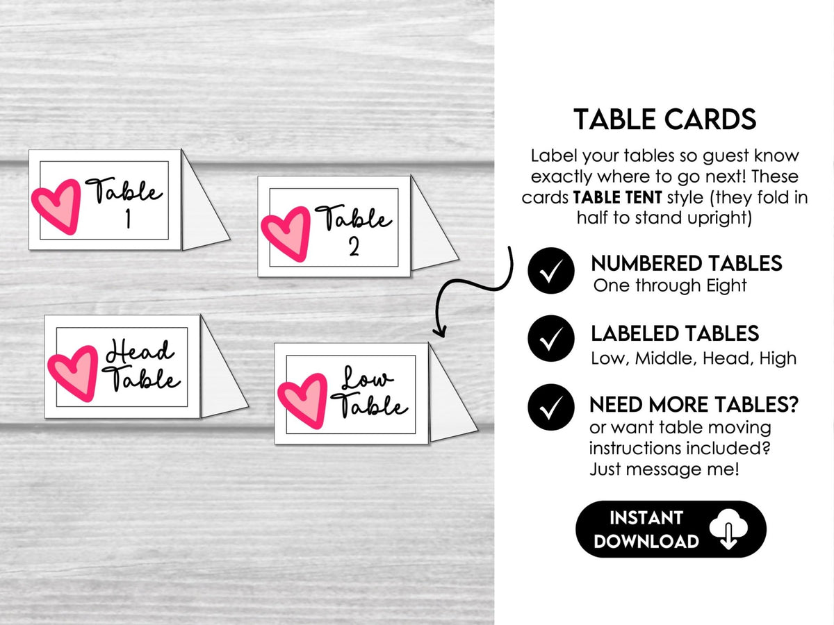 February Scorecards Valentine’s Day Bunco Scorecards & Tally Sheets – Before The Party