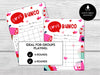 Valentines Bunco Score Sheets, February Bunco Party Set, Galentine's Bunco Scorecards 4 games & 6 games, Tally Sheets, Table Number Cards - Before The Party