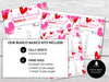 Valentine's Day Bunco - Galentine's Day Bunco, Girls Night Bunco Score Sheets for Valentine Party, Bunco Tally Sheets, Table Cards for Bunco - Before The Party