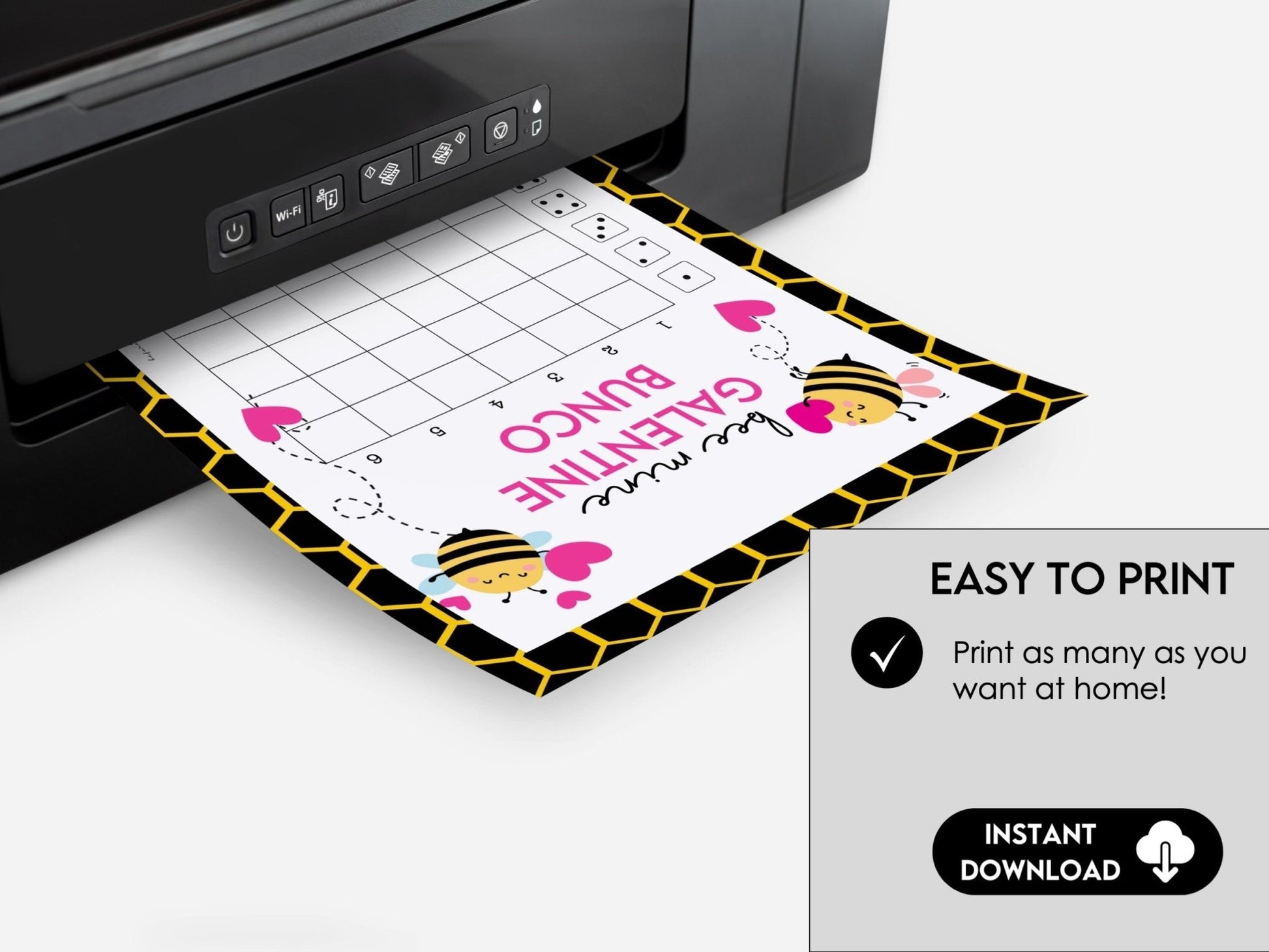 Valentine's Day Bunco Score Cards, February Bunco Score Sheets