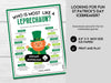 Who Is Most Like a Leprechaun Game, St. Patrick's Day Party Game, St. Patrick's Day Party Game, St. Patrick's Day Icebreaker Game for Adults - Before The Party