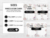 Winter Bunco Score Sheets, Bunco Party Kit, Winter Bunco, Bunco with my Snowmies - Before The Party