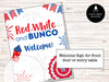4th of July Bunco Score Cards - Fourth of July Theme Bunco Party - BUNKO Tally Sheets - Before The Party