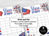 4th of July Bunco Score Cards, July Fourth Party Bunco Invitation, July Bunco Night, Patriotic Labor Day - Before The Party