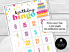 Birthday Bingo Party Game for Kids, Numbers 0-25 Bingo Game, Happy Birthday Bingo Game, Fun Printable Bingo Cards for Kids, Kids Party Game - Before The Party