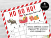 Christmas Bunco Score Sheets, HO HO HO December Bunco Game, Christmas Bunco - Before The Party