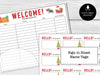 Christmas Bunco Score Sheets, HO HO HO December Bunco Game, Christmas Bunco - Before The Party